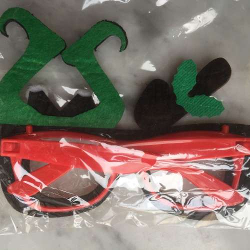 $0 Free 免費 男女適用 免費 聖誕節 眼鏡 飾物