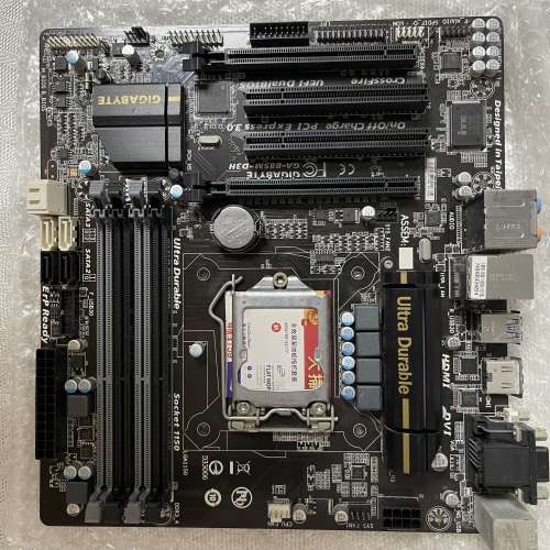 二手 GIGABYTE B85M-D3H B85 DDR3 LGA1150 MATX