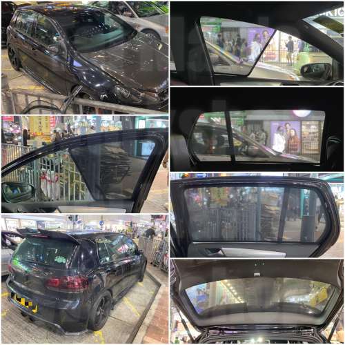 VW GOLF 全車磁石濾光窗網太陽擋