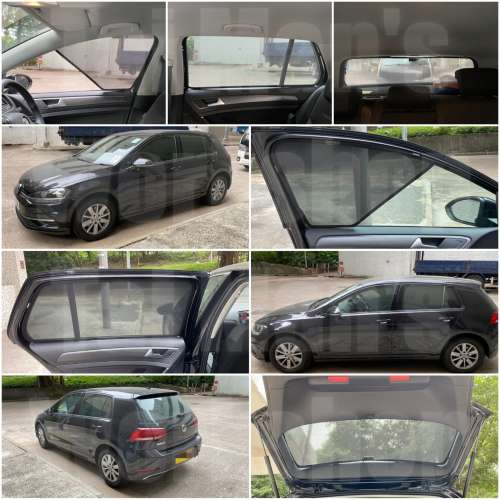 VW GOLF 全車磁石濾光窗網太陽擋