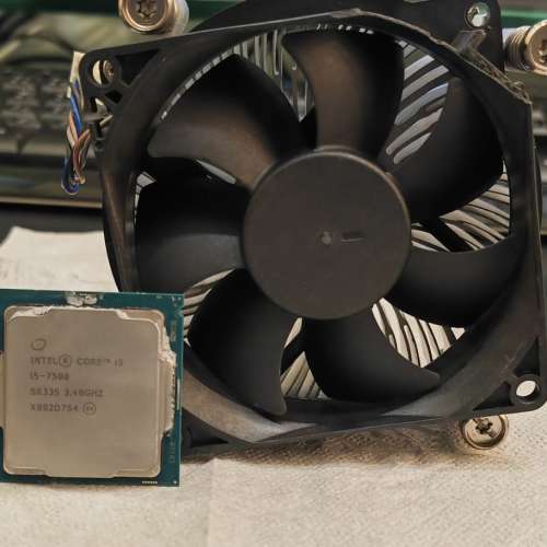 I5 7500 + 風扇