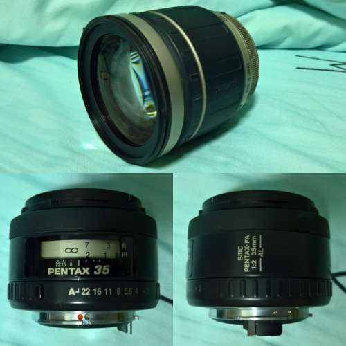 兩支賓得用鏡頭 for Pentax ★☆★全套出售，不設散賣★☆★