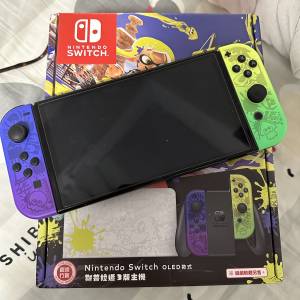 Switch oled 有單有盒行貨 極新