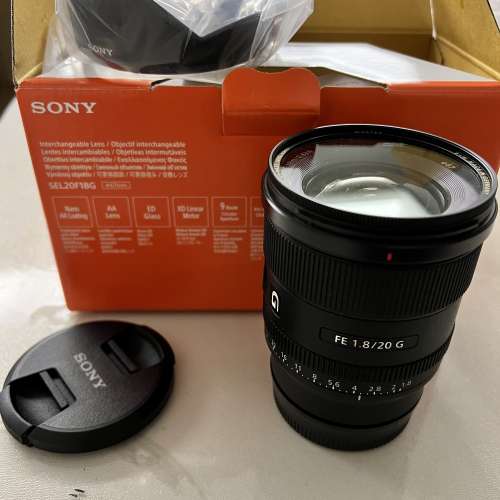 Sony 20mm f1.8 1.8 G 香港行貨