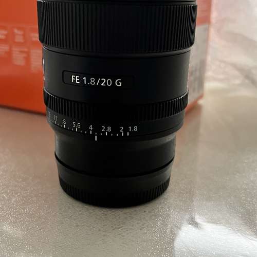 Sony 20mm f1.8 1.8 G 香港行貨