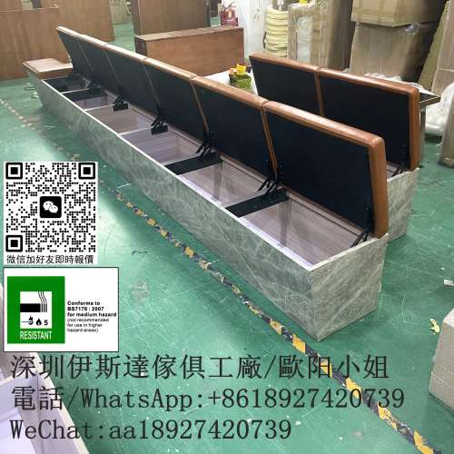 儲物長條凳、無靠背軟包長條櫈、石屎櫈、可安排師傅上門度尺、BS7176防火證書、小吃...