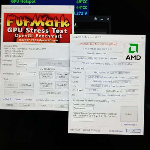 AMD 6700XT  5600 2K性價比打機組合