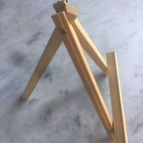 $10 迷你 三腳 掛相 掛畫 木架