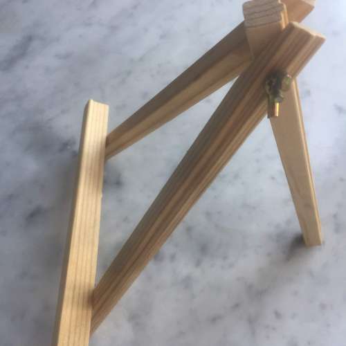 $10 迷你 三腳 掛相 掛畫 木架