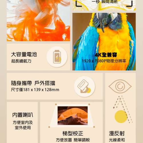 Texas Sonic DP20 高清便攜投影機