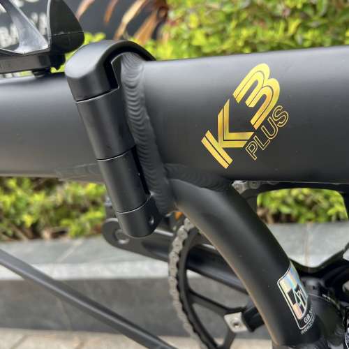(小量現貨) 2024 黑金色特別版 頭柱內摺版馬甲線款 DAHON K3 PLUS 9速 16吋349 碟剎...