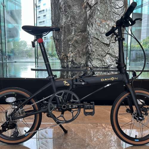 (小量現貨) 2024 黑金色特別版 頭柱內摺版馬甲線款 DAHON K3 PLUS 9速 16吋349 碟剎...