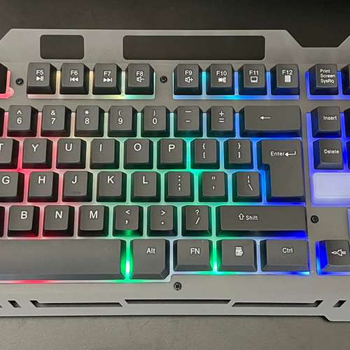 RGB 彩光 USB 鍵盤 US 和 UK layout