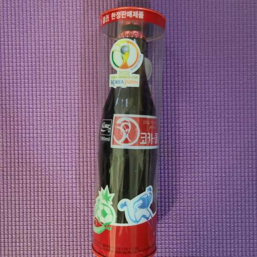 2002年日，韓世界盃紀念樽裝可樂