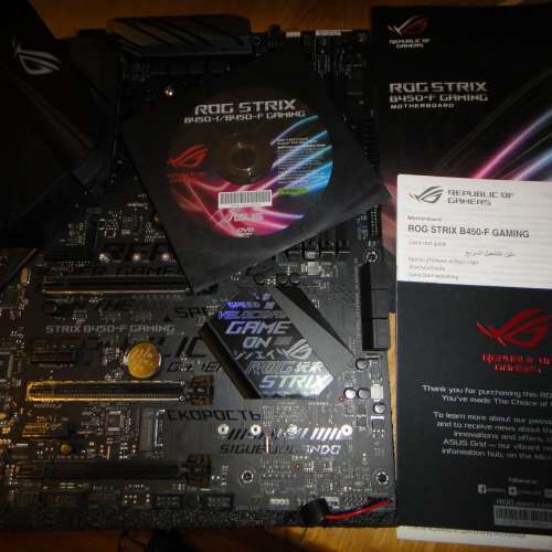 ASUS ROG STRIX B450-F GAMING ATX主機板  Socket AM4