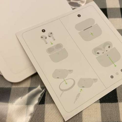 Apple AirPods 3（L，R）左右邊耳機 行貨 100%全新 系apple Care換過全新耳機 保證...