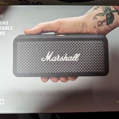 Marshall Emberton 黑色 防水藍芽speaker