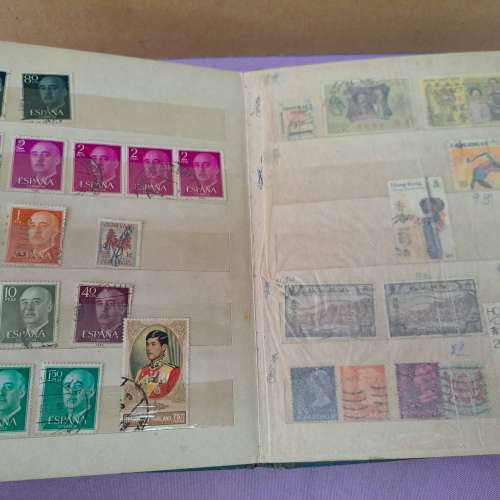 集郵4本 郵票及簿