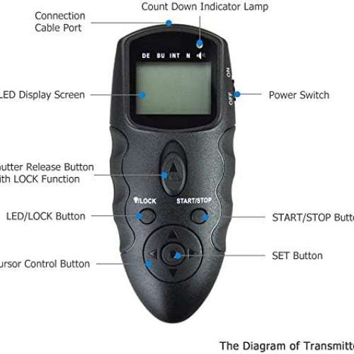 JJC Wireless & Wired Timer Remote Control replaces Pentax CS-310 無線定時快門線