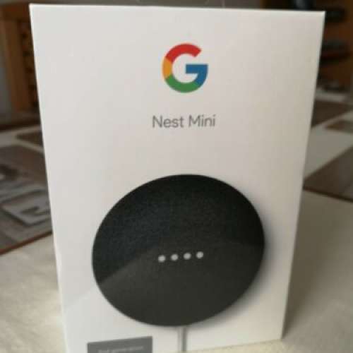 全新 Google Nest Mini 黑/灰白色第2代智能家居 藍芽喇叭