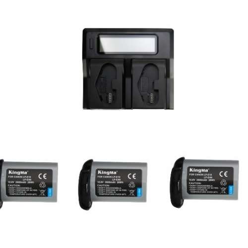 KINGMA CANON LP-E19 / LP-E4N Fully Decoded Info-Lithium-Ion Battery Pack