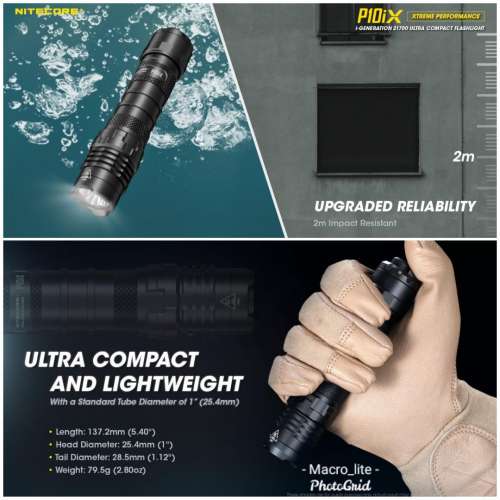 Nitecore EDC35 Tactical Flashlight. Torch. 5000 lumens max. 6000 mAh 戰術極強...