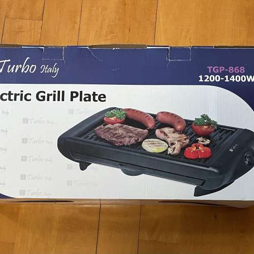 TURBO Electric Grill Plate 100% work,(1200-1400W) 電燒烤爐 $100