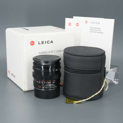 [Box Set] Leica Summilux M 50mm F1.4 E46 Black Paint Per-ASPH Millennium