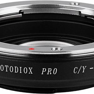 Fotodiox Pro Lens Mount Adapter - Contax/Yashica (CY) SLR Lens to Nikon F Mount