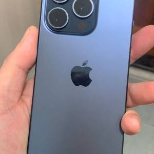 快走價 99%New iPhone 15 Pro 256GB 藍色港行 保至9月