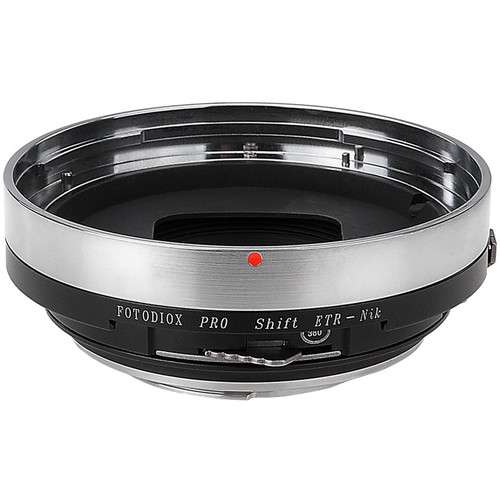Fotodiox Pro Lens Mount Shift Adapter - Bronica ETR Mount Lens to Nikon F Mount