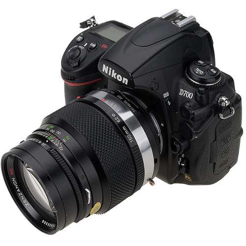 Fotodiox Pro Lens Mount Shift Adapter - Bronica ETR Mount Lens to Nikon F Mount