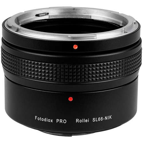 Fotodiox Pro Lens Mount Adapter - Rolleiflex SL66 Series Lens to Nikon F Mount