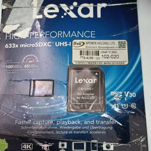 Lexar High-Performance 633x UHS-I microSDXC  256GB