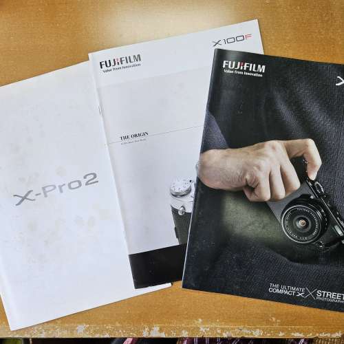 Fujifilm 相機及鏡頭英文版 catalogue