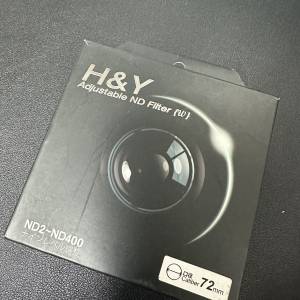 H&Y adjustable ND filter mark iii  72mm (ND2-400)