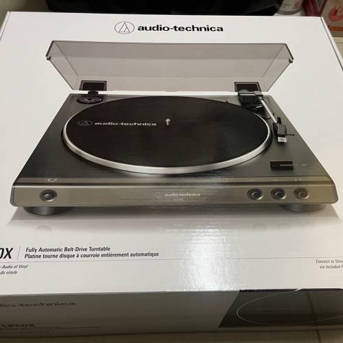 audio technica at-lp60x 黑膠唱盤 全新未拆封