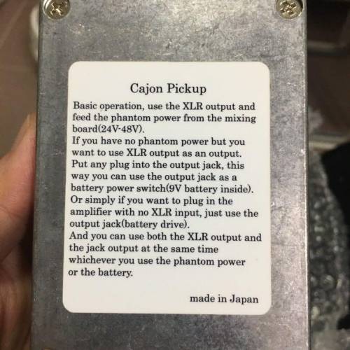 Cajon Pickip LSC 90%新