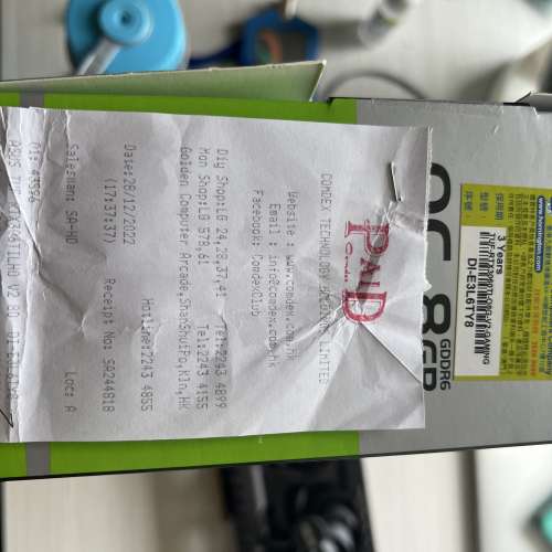 ASUS TUF RTX3060 ti 8G OC GDDR6( 有單有盒有保 ) 可議