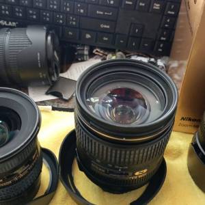 放三支天涯原廠NIKON AFS ED FX自動對焦實用鏡由18-120mm=$1200(平個支)