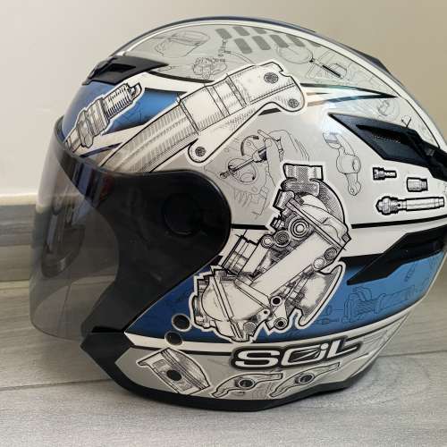 Zeus super tech Helmet carbon 碳纖 電單車 motorcycles 單車 bicycle 頭盔 大人 ...