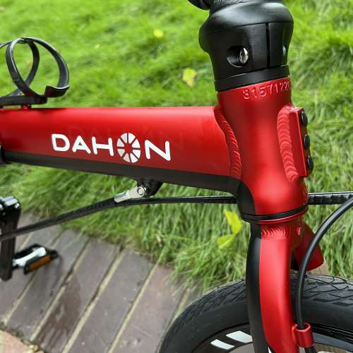 頭柱內摺版馬甲線款 大行 DAHON K3 PLUS 9速 16吋 碟剎 鋁合金 折叠車 送水架前後蛙...