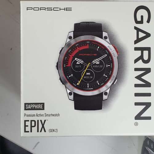 全新 Porsche x Garmin ® Epix 2 smartwatch 保時捷