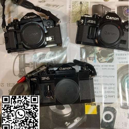 CANON AE-1、A1、F1 Film SLR Camera Repair Cost List 機械 / 電子菲林相機維修價...