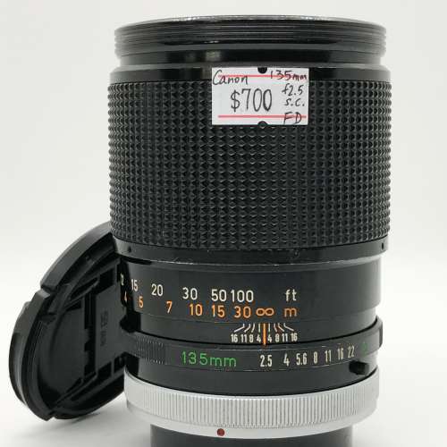 95% New Canon S.C 135mm F2.5 S.C手動鏡頭, 深水埗門市可購買
