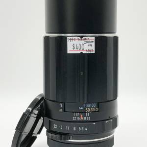 98% New Takumar	S-M-C 200mm F4手動鏡頭, 深水埗門市可購買