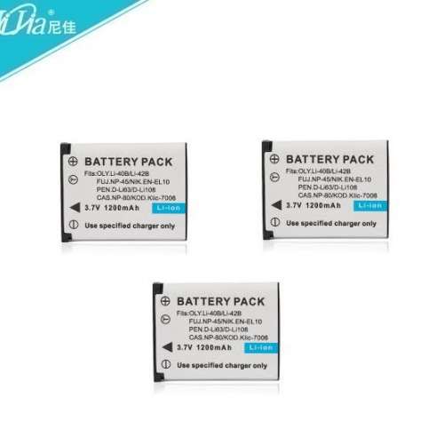 LB-012 / Casio NP-80 / NP-82 Lithium-Ion Battery Pack 代用鋰電池 (3.7V，1200mAh)