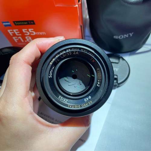 Sony Sonnar T* FE 55mm F1.8 ZA SEL55F18Z 連 B+W