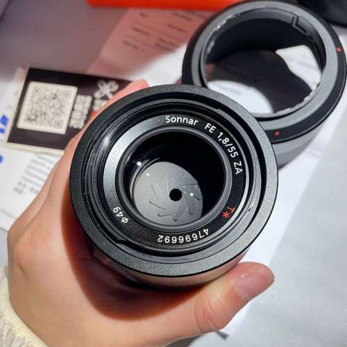 Sony Sonnar T* FE 55mm F1.8 ZA SEL55F18Z 連 B+W