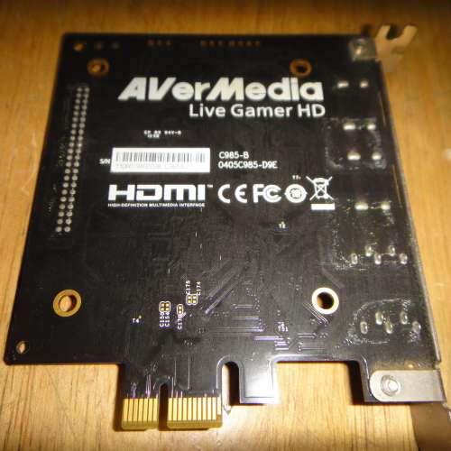 AVerMedia C985 Lite (採用 PCI-E 介面, 易錄卡) 遊戲直播擷取卡